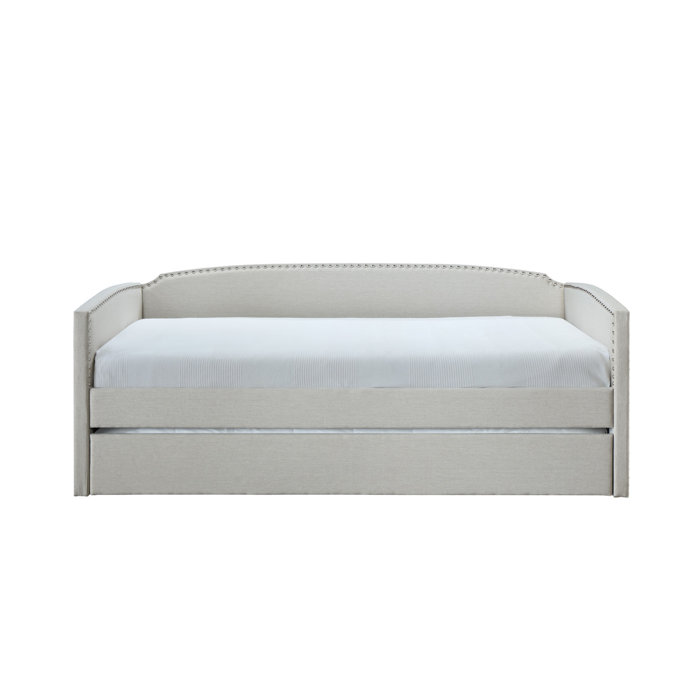 Red Barrel Studio® Wagnon Upholstered Daybed with Trundle & Reviews